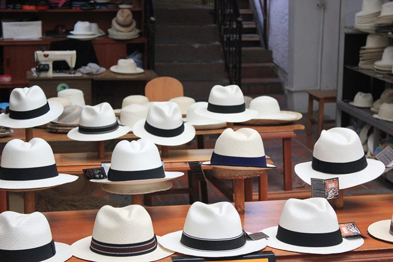 Exposición de Panama Hat en la sombrerería